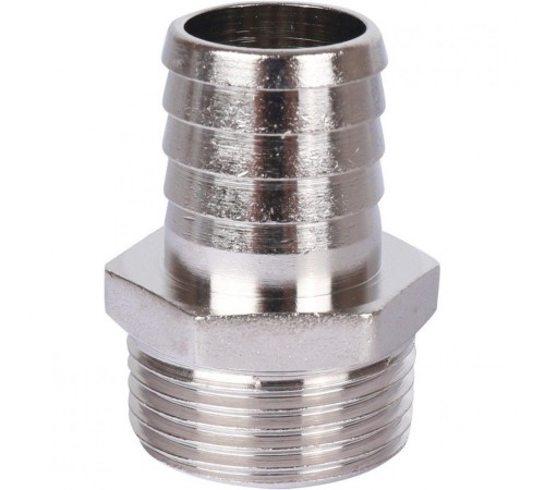 Штуцер НР 1"x25, никелированный Stout