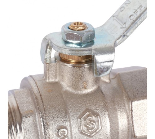 Кран шаровой стандартнопроходной ВР/НР 3/4", ручка рычаг Stout