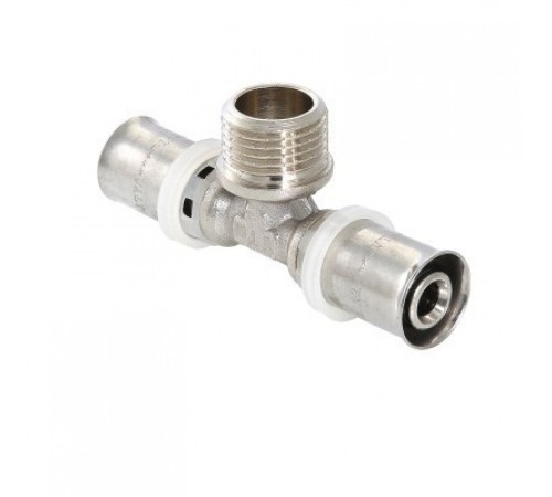 Тройник пресс с наружной резьбой 20х1/2"х20 Valtec