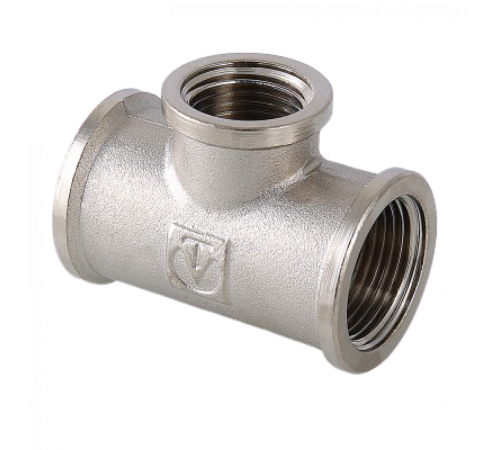 Тройник переходной с внутренней резьбой 3/4"x1/2"x3/4" Valtec