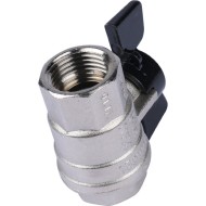 Кран шаровый ВВ бабочка 1/2" Bugatti
