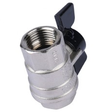 Кран шаровый ВВ бабочка 1/2" Bugatti
