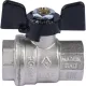 Кран шаровый ВВ бабочка 1/2" Bugatti
