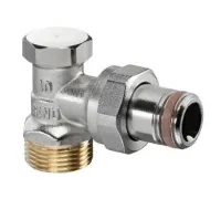 Вентиль на обратную подводку 1/2" x 3/4" НР, угловой Combi 2 Oventrop