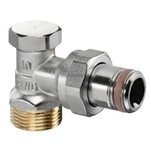 Вентиль на обратную подводку 1/2" x 3/4" НР, угловой Combi 2 Oventrop