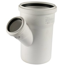 Тройник канализационный Raupiano Plus 110/50х45° REHAU (РЕХАУ - 11213041001)