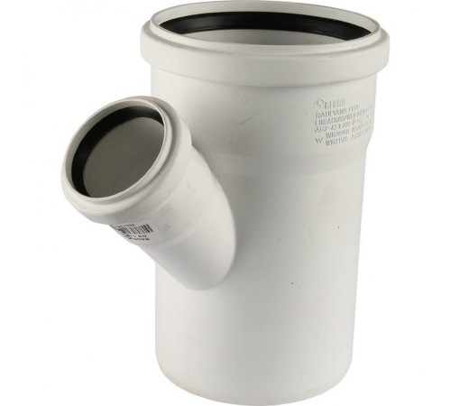 Тройник канализационный Raupiano Plus 110/50х45° REHAU (РЕХАУ - 11213041001) Тройник канализационный Raupiano Plus 110/50х45° REHAU (РЕХАУ - 11213041001)