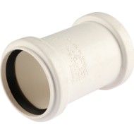 Муфта канализационная двухраструбная Raupiano Plus 50 REHAU (РЕХАУ - 11215041001)