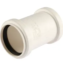 Муфта канализационная двухраструбная Raupiano Plus 50 REHAU (РЕХАУ - 11215041001)