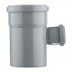 Тройник канализационный HTEA 110х50/90° Ostendorf