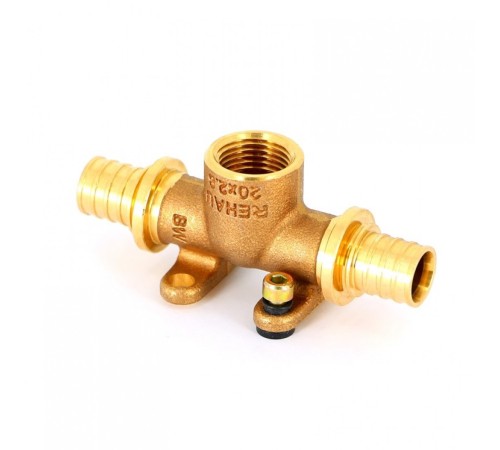 Тройник настенный с внутренней резьбой 20-Rp1/2-20 RX+ REHAU (РЕХАУ - 14562941001)