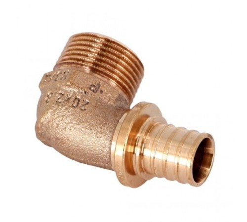 Уголок-переходник с наружной резьбой 20-R 3/4 RX+ REHAU (РЕХАУ - 14563491001)
