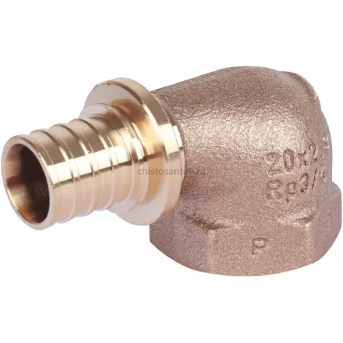 Угольник-переходник с внутренней резьбой 20-3/4 RX+ REHAU (РЕХАУ - 14563561001)
