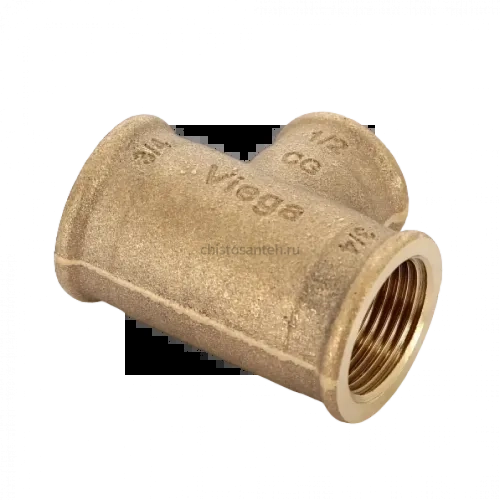 Тройник переходной с внутренней резьбой 3/4"x1/2"x3/4" Viega