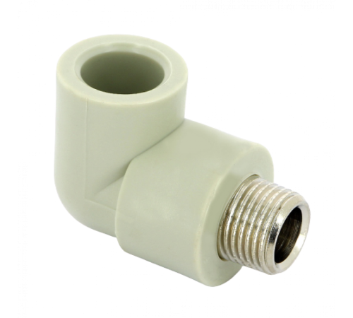 Угольник PPR с наружной резьбой 25x1/2" FV-Plast Угольник PPR с наружной резьбой 25x1/2" FV-Plast