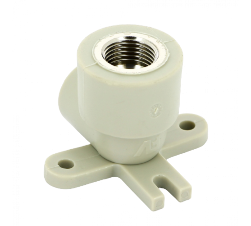 Колено настенное с металлической внутренней резьбой 20x1/2" PPR FV-Plast Колено настенное с металлической внутренней резьбой 20x1/2" PPR FV-Plast