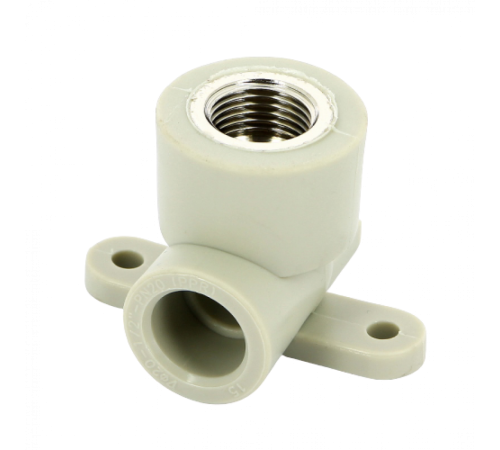 Колено настенное с металлической внутренней резьбой 20x1/2" PPR FV-Plast Колено настенное с металлической внутренней резьбой 20x1/2" PPR FV-Plast