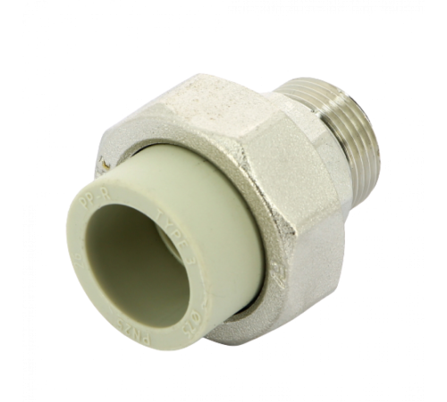 Разъёмное соединение PPR с наружной резьбой 25x3/4" FV-Plast Разъёмное соединение PPR с наружной резьбой 25x3/4" FV-Plast