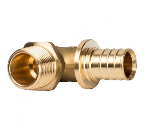 Угольник-переходник с наружной резьбой 25xR 3/4" для труб из сшитого полиэтилена Stout