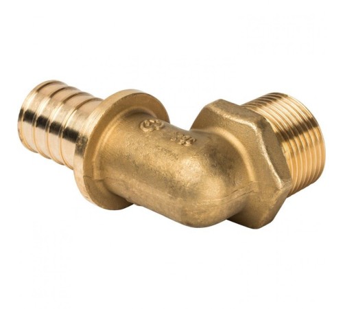 Угольник-переходник с наружной резьбой 25xR 3/4" для труб из сшитого полиэтилена Stout