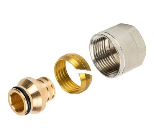 Фитинг компрессионный для труб PE-X 20х2,0х3/4" Stout Фитинг компрессионный для труб PE-X 20х2,0х3/4" Stout