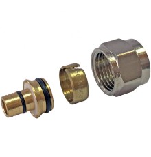 Фитинг компрессионный для труб PEX-AL-PEX 16х2,6х3/4" Stout