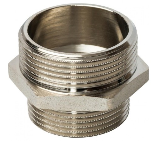 Ниппель НН переxодной 1 1/2"x1 1/4", никелированный Stout