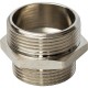 Ниппель НН переxодной 1 1/2"x1 1/4", никелированный Stout