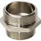 Ниппель НН переxодной 1 1/2"x1 1/4", никелированный Stout