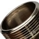 Ниппель НН переxодной 1 1/2"x1 1/4", никелированный Stout