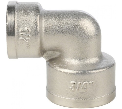 Угольник ВВ 3/4"x1/2" никелированный Stout Угольник ВВ 3/4"x1/2" никелированный Stout