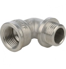 Угольник с упором НВ 1/4" никелированный Stout