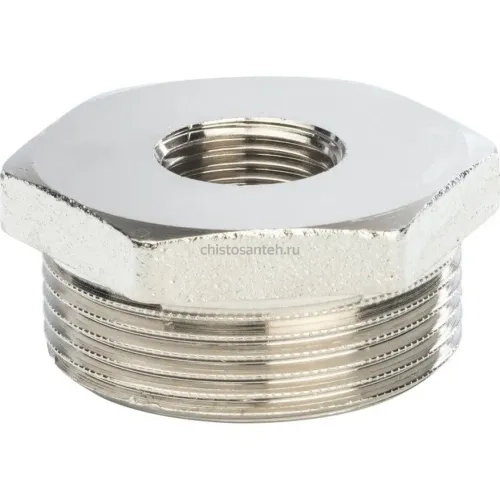 Футорка 1 1/4"x1/2", никелированная Stout