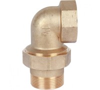 Разъемное угловое соединение "американка" ВН 1 1/2", уплотнение под гайкой o-ring кольцо Stout