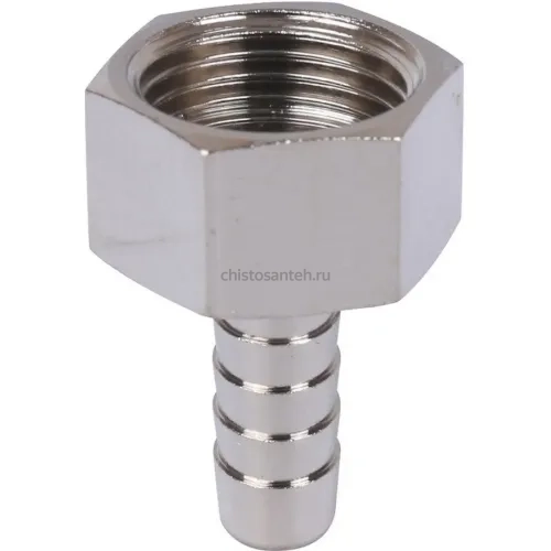 Штуцер ВР 1/2"x10, никелированный Stout