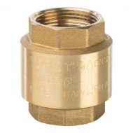 Клапан обратный пружинный муфтовый 1 1/4" с пластиковым седлом Stout