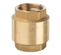 Клапан обратный пружинный муфтовый 1 1/4" с пластиковым седлом Stout