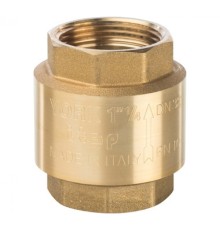 Клапан обратный пружинный муфтовый 1 1/4" с пластиковым седлом Stout