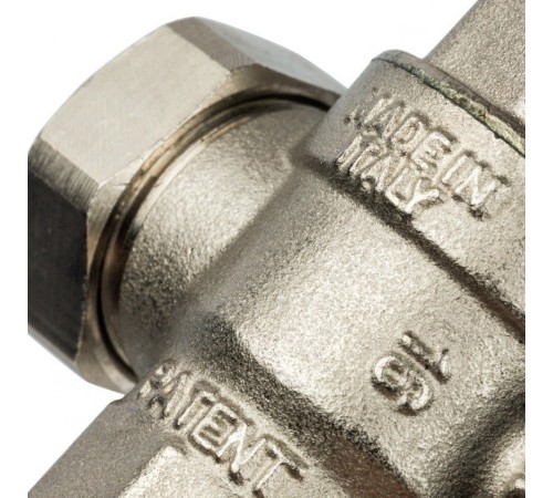 Кран шаровой с фильтром 3/4", ручка бабочка Stout