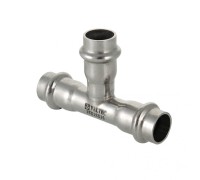 Пресс-тройник 28 х 22 х 28 мм из нержавеющей стали VTi.931.I.282228 VALTEC (ВАЛТЕК)