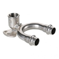 Пресс-водорозетка проходная  мм х   из нержавеющей стали VTi.954.DI.150415 VALTEC (ВАЛТЕК)