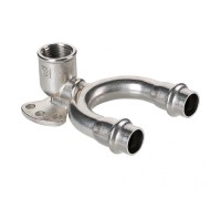 Пресс-водорозетка проходная  мм х   из нержавеющей стали VTi.954.DI.150415 VALTEC (ВАЛТЕК)