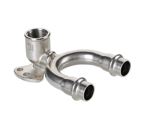 Пресс-водорозетка проходная  мм х   из нержавеющей стали VTi.954.DI.150415 VALTEC (ВАЛТЕК)