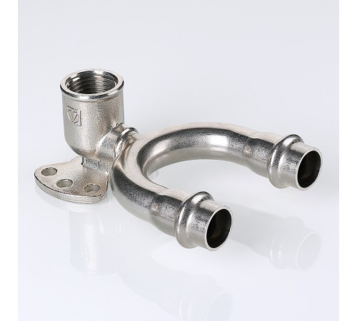 Пресс-водорозетка проходная  мм х   из нержавеющей стали VTi.954.DI.150415 VALTEC (ВАЛТЕК)