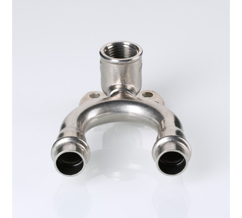 Пресс-водорозетка проходная  мм х   из нержавеющей стали VTi.954.DI.150415 VALTEC (ВАЛТЕК)