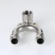 Пресс-водорозетка проходная  мм х   из нержавеющей стали VTi.954.DI.150415 VALTEC (ВАЛТЕК)