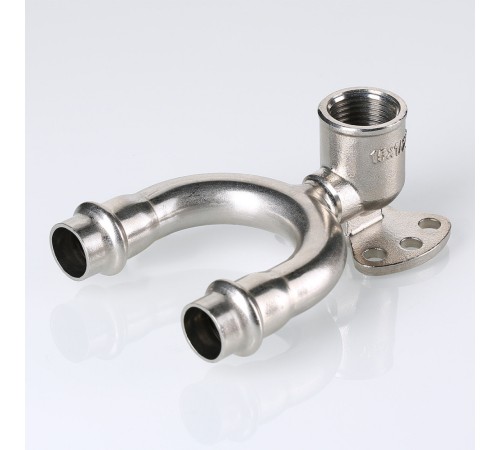 Пресс-водорозетка проходная  мм х   из нержавеющей стали VTi.954.DI.150415 VALTEC (ВАЛТЕК)