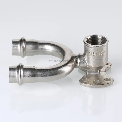 Пресс-водорозетка проходная  мм х   из нержавеющей стали VTi.954.DI.150415 VALTEC (ВАЛТЕК)