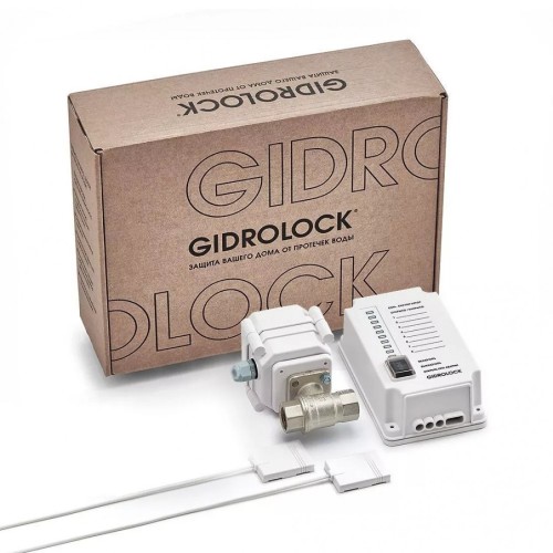 Система защиты от протечек Gidrоlock Cottage BUGATTI 3/4 (31101122) (Гидролок)
