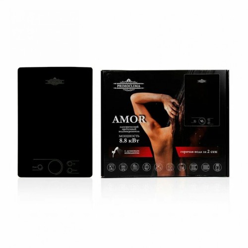 Водонагреватель PRIMOCLIMA AMOR 8.8 кВт, черный, электрический проточный PC AMOR 8.8 (B) (Примоклима)